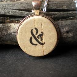 Ampersand Cork Necklace